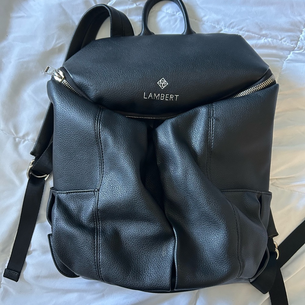 Lambert Vegan Black Women's Backpack
